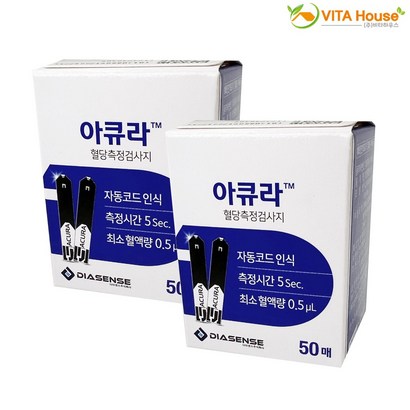 아큐라 혈당시험지 2박스 100매