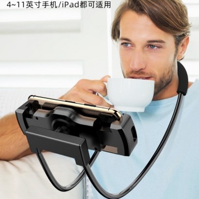 PICK 누워서 핸드폰 자바라 휴대폰 목거치대 스마트폰목걸이거치대 최고급형 리뷰후기
