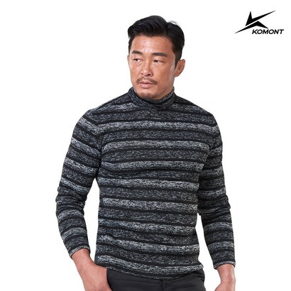 추성훈 코몽트 스트라이프 기모 반목티셔츠 KMT19003 리뷰후기