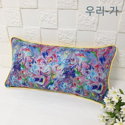 우리가 수제 순면 스프레드삥 누빔솜덧댐 유아 편백 메밀 베개커버 20x40