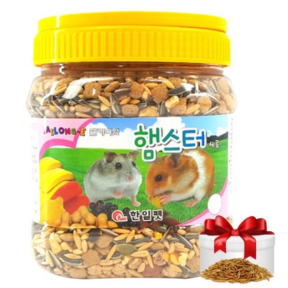 재롱이 프리미엄 햄스터사료 용기형 건조밀웜