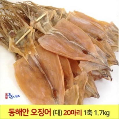 오징어 1축 1 동해안 건오징어