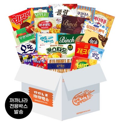 까까나라 국가대표 대용량 사무실 과자 간식 럭키박스