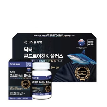코오롱제약 닥터 콘드로이친K 플러스 1 *90정