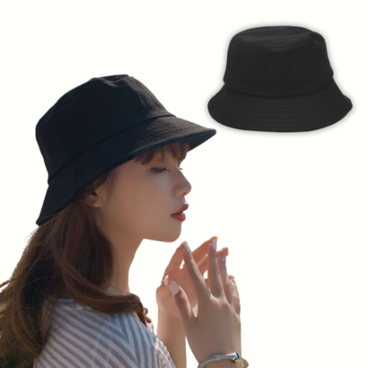 홈켄 여자 남자 데일리 벙거지 모자 면 코튼 버킷햇 캠핑 등산
