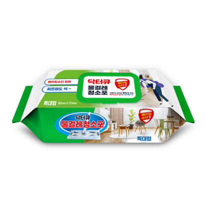 닥터큐 물걸레 청소포 특대형 30매
