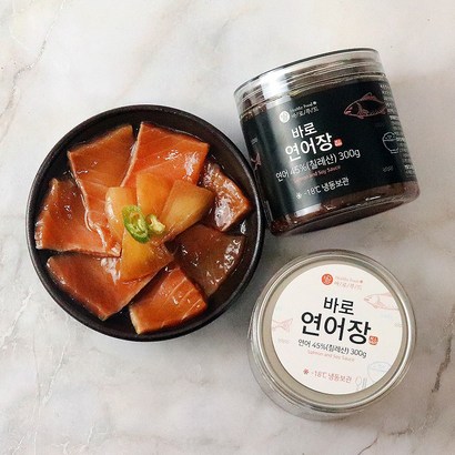 바로푸드 올바로 일식 셰프 특제 간장 연어장