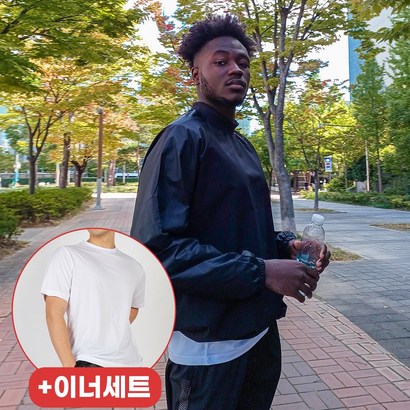 남자 땀복 상의 다이어트 운동복 티셔츠 맨투맨 라운드티 헬스 조깅 런닝 리뷰 후기