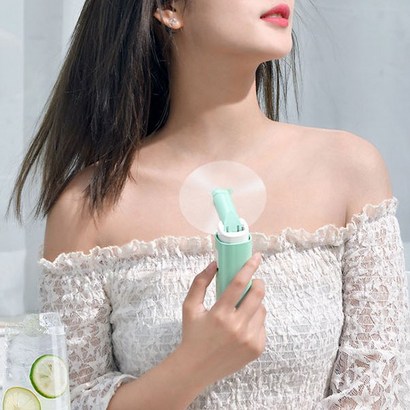 베이스어스 스퀘어 폴딩 휴대용 미니 날개 선풍기