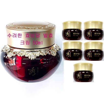 수려한 효비담 발효 크림 5개