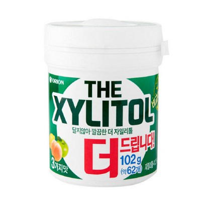 오리온 더 자이리톨 츄잉껌 리뷰후기