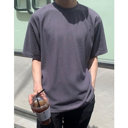 플리세 골지 미니멀 반팔티 리뷰후기