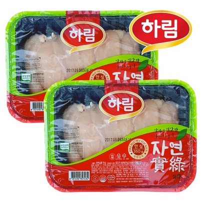 친환경 무항생제 자연실록 안심 2봉