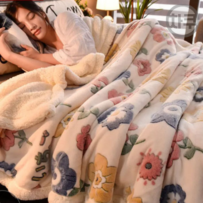따뜻한 겨울 후리스 담요