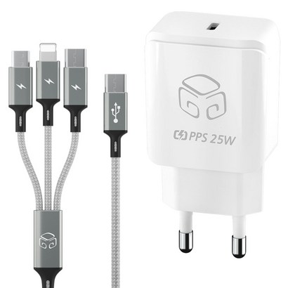 디지지 엑시스 D 25W 초고속충전기in1 스카이메타C 고속충전케이블세트