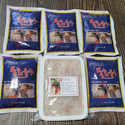 시원식품 가자미순살회 물회육수 비빔회소스 물회 리뷰후기