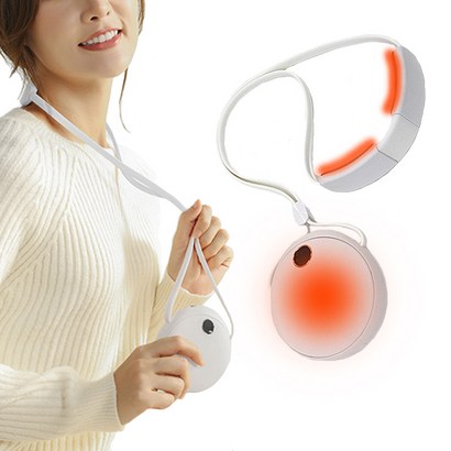 휴대용 손난로 넥 워머 밴드형 보조배터리 대용량 Ah USB충전/C타입