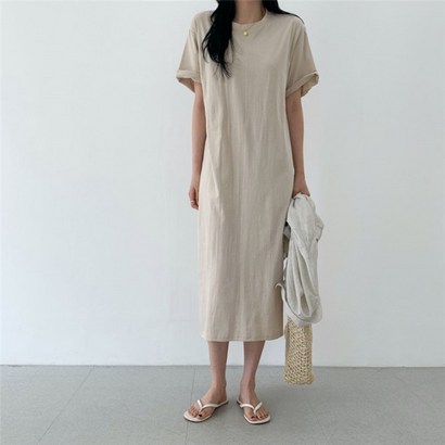 허그허그 / 먼시 린넨 캐주얼 데일리 반팔자켓