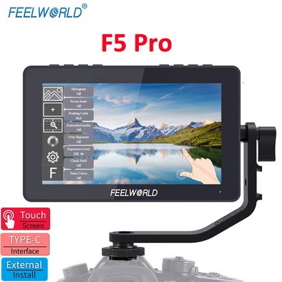 Feeword F5 PRO 프리뷰 모니터 터치 스크린 55인치 FHD1920x1080 4K HDMI 리뷰후기