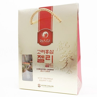 고려홍삼젤리 골드 홍삼 농축액 함유 쇼핑백 선물세트