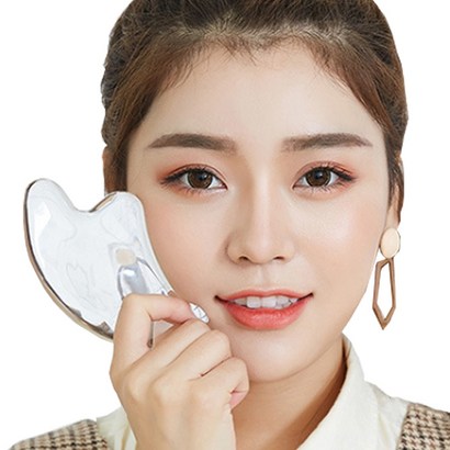 다원IFT 얼굴 바디 경락 지압 괄사도구 3D 마사지기벨벳파우치