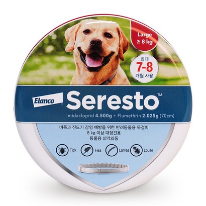 바이엘 세레스토 이상 반려동물용 목걸이