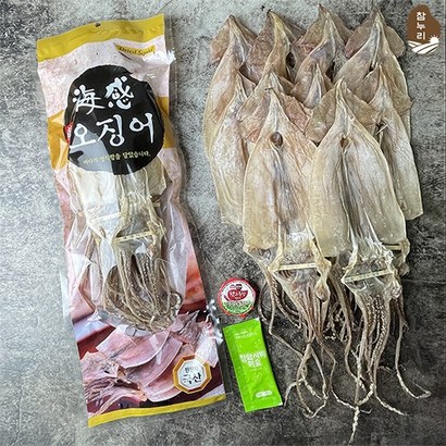 참누리 동해안 건오징어10마리 고추장 와사비마요 증정 리뷰후기