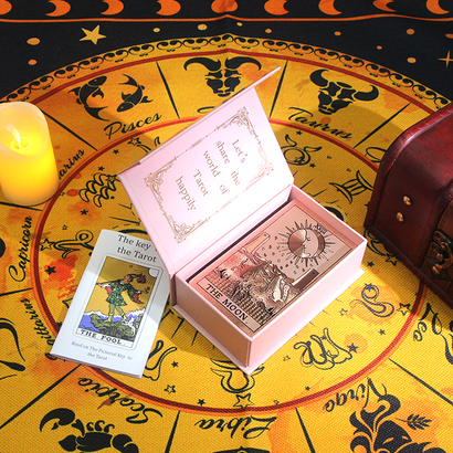 더풀타로 핑크 에디션 로즈골드 유니버셜 웨이트 황금 타로카드 the foo tarot universa waite rose od tarot