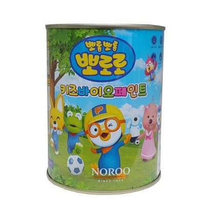 노루페인트 뽀로로 키즈 바이오 페인트 용량 0
