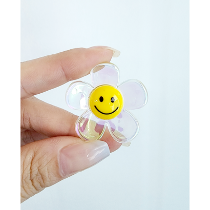 스마일꽃 야광 볼마커 데이지 볼마크 야간라운딩 예쁜 꽃마커 골프악세사리 캐디용품 버디나비