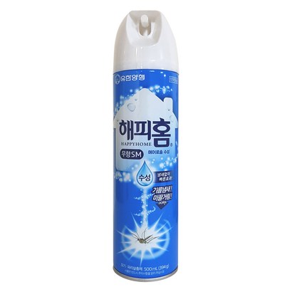 해피홈 유한양행 에어로솔 수성 살충제 무향 1개 리뷰후기