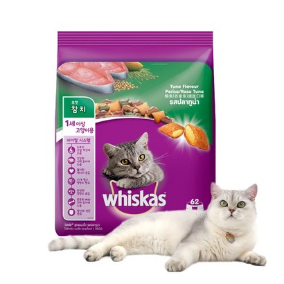 위스카스 고양이 건사료 참치