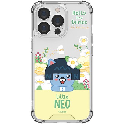 리틀 카카오프렌즈 헬로우 타이니 페어리즈 투명방탄강화 케이스