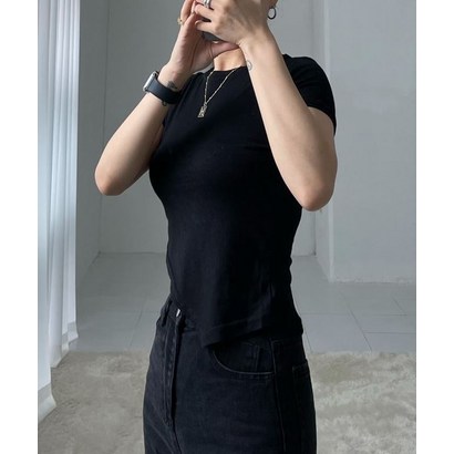 리틀락 사선언발 슬림티 리뷰후기