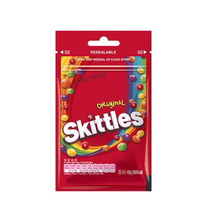 스키틀즈 프룻츠향 캔디
