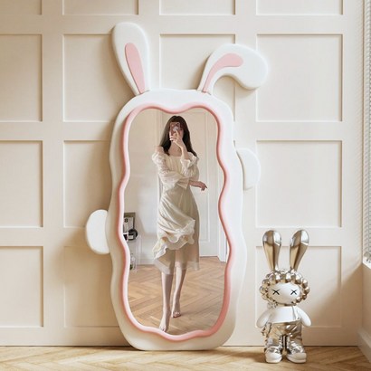2023토끼 전신거울 대형 아이방 워터룸