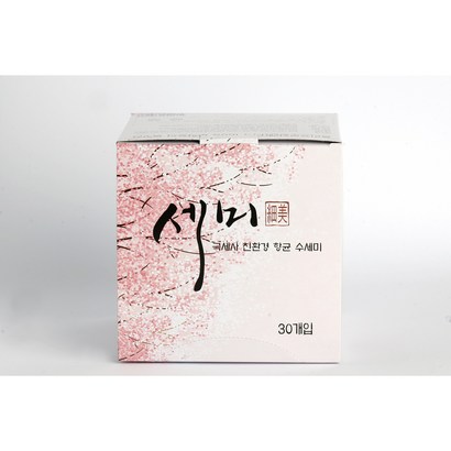 세미 뽑아쓰는 수세미 핑크