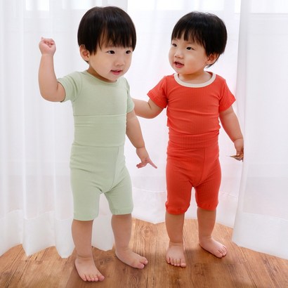 푸딩 젤라또 레이온 텐셀 스판 봄 여름 배앓이방지 실내복 내복 아기 유아 아동 리뷰후기