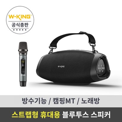 휴대용 블루투스 스피커 더블유킹 W-KIN T Box D10 스트랩형