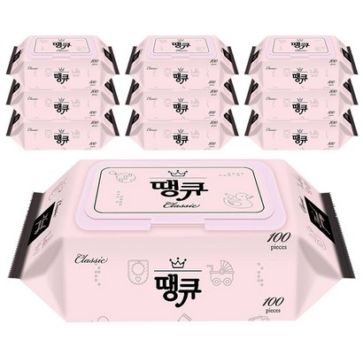 땡큐 물티슈 캡형 100매 10개 리뷰후기