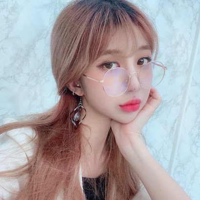 VANANA2 동글이 블루라이트 차단 골드 안경테 B3015 리뷰후기