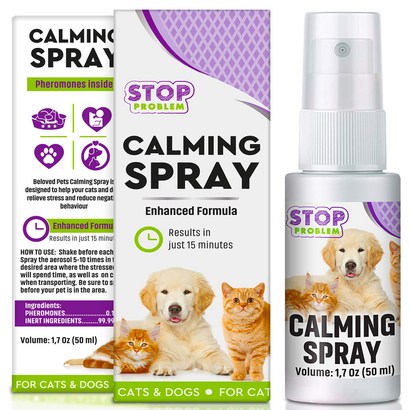 Beoved Pets Pheroone Cain Sray for Cats and Dos 불안완화와 행동조절의 진정공식강화 반려동물에게 최고의 자연 스트레스예방 리뷰후기