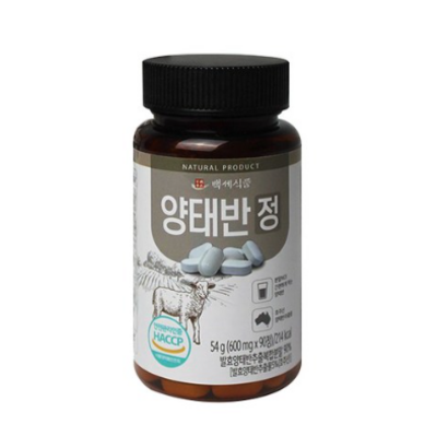 백세식품 양태반정