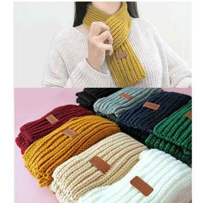 남녀공용 목도리 니트목도리 쁘띠목도리 니트머플러 쁘띠머플러
