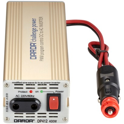 다르다 DARDA 차량용 인버터 유사계단파 DC12V 400W D412