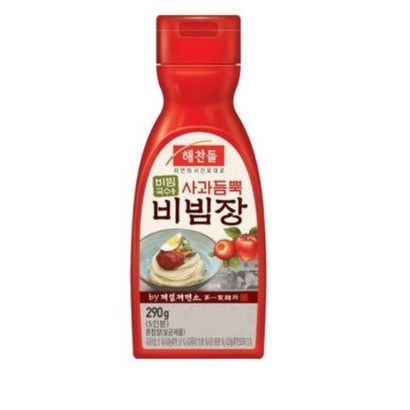 해찬들 사과듬뿍 비빔장 리뷰후기