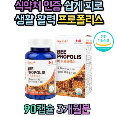 비 프로폴리스 캡슐 플라보노이드 피로 건강 유지 폴라폴리스