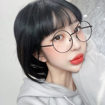 하리몽드 동글이 라운드 가벼운 남자 여자 청광골드 블랙 실버 블루라이트차단 안경 리뷰후기