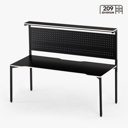 209애비뉴 제로스테이션 타워 게이밍책상 선반책상 1500 / 블랙 화이트 리뷰 후기