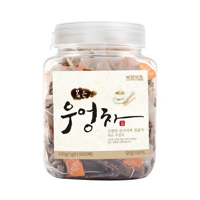바른약초 볶은 우엉차 삼각티백 100개 리뷰후기